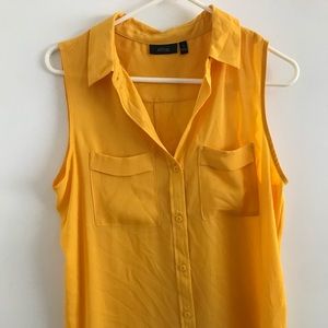 Yellow Sleevless APT 9 Blouse